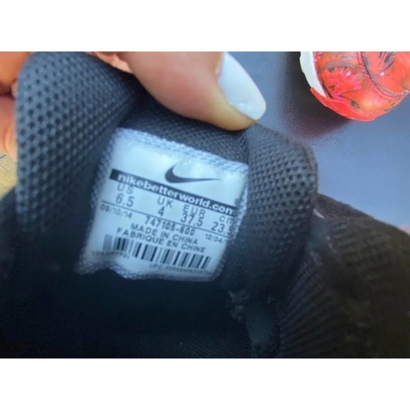 Nike Air Max 1 Ultra Rose Floral Print Sneaker Womens Athletic Size 6.5 Lace Up - Picture 7 of 10